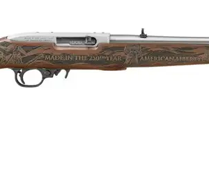 RUGER 10/22 AMERICA’S 250TH WALNUT ENGRAVED STOCK 22LR RIFLE